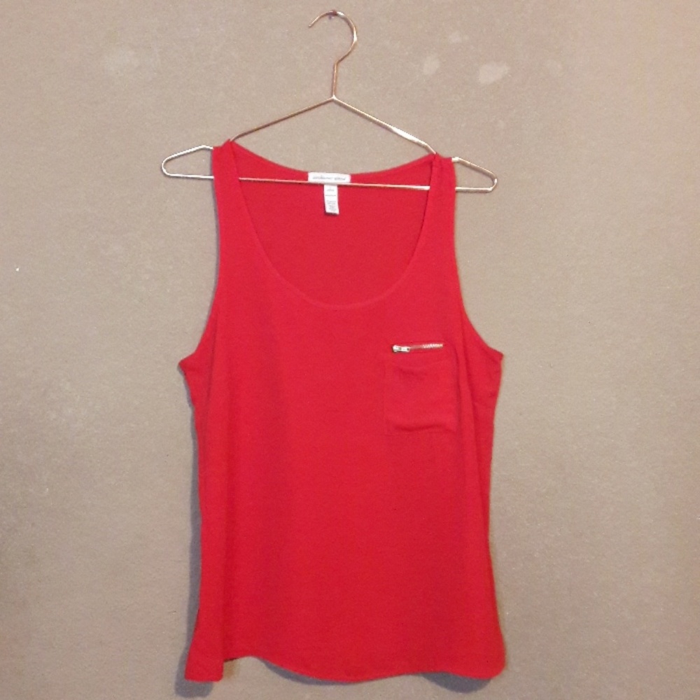 Red tank top/ blouse